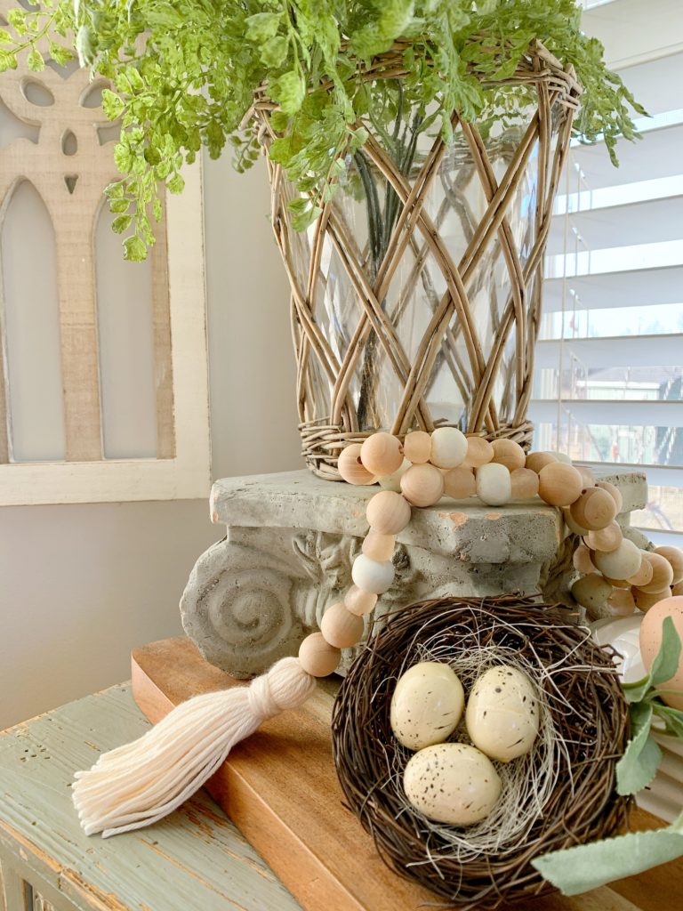 Styling Decor Bead Strands in Your Home - Ruffled Nest Decor